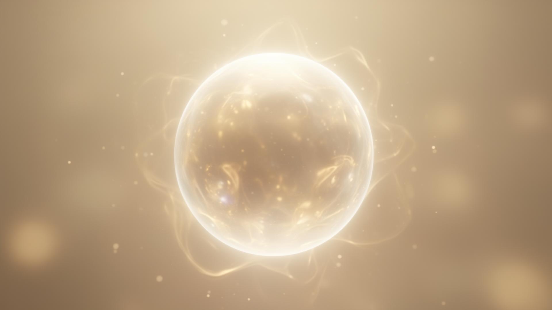 Sphère lumineuse — conscience en expansion